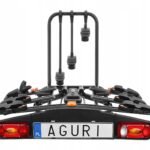 Bagażnik rowerowy na hak Aguri Active Bike 3 czarny
